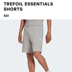 NWOT XL adidas trefoil essentials shorts
